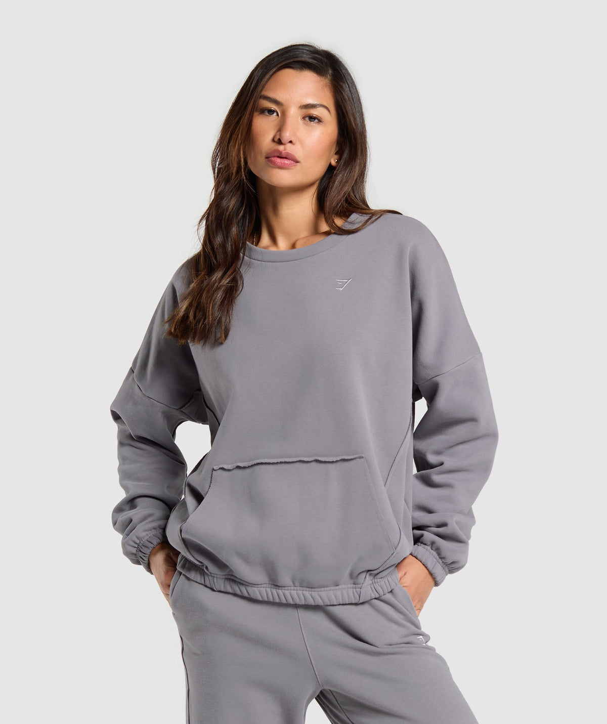 FLEECE OVERSIZED SWEATSHIRT
