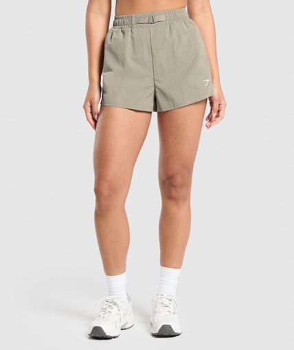 BUCKLE WAISTED SHORTS