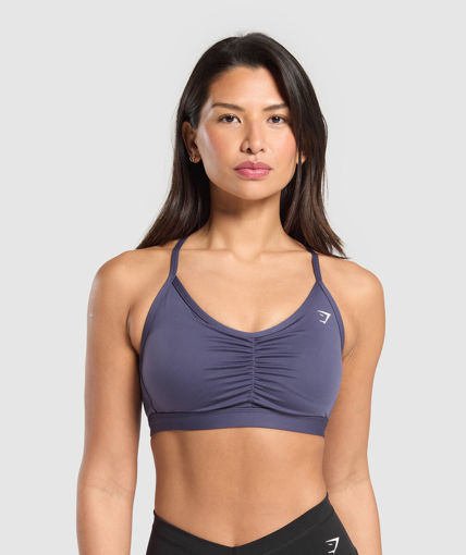 RUCHED SPORTS BRA
