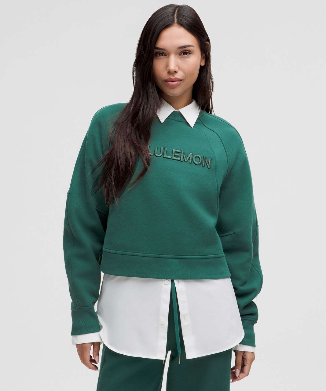 Scuba sweater in oversized fit logo